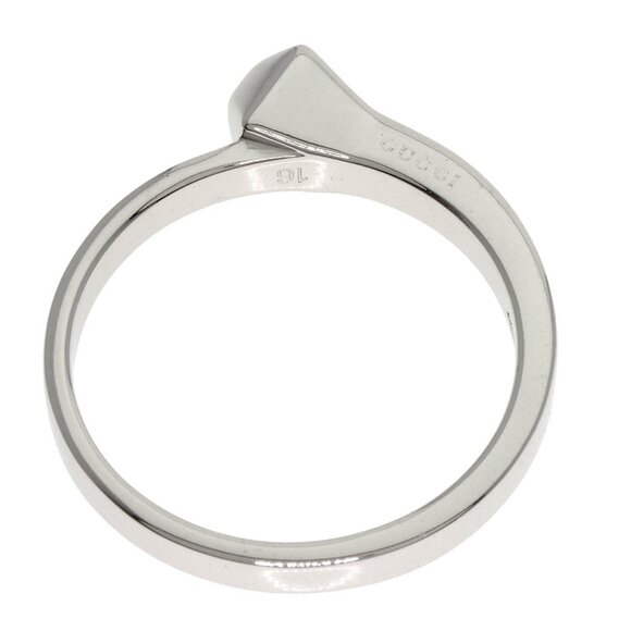 GUCCI 18k White Gold Ring - Picture 4 of 9